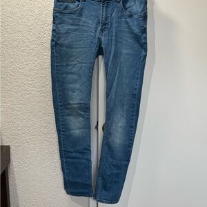 Robert Geller Slim Fit Men’s Blue Jeans